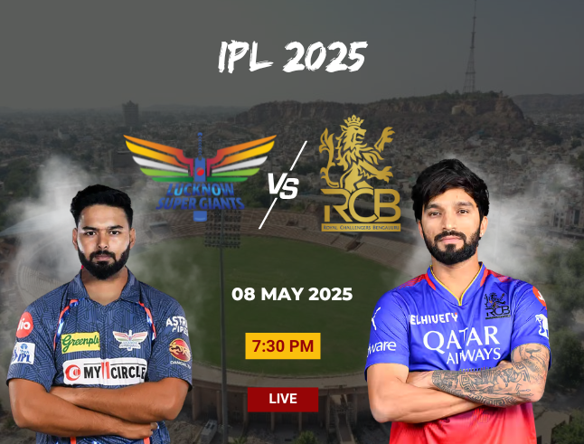 IPL 2025: RCB विरुद्ध LSG – 9 मे 2025 सामन्याचा सविस्तर आढावा