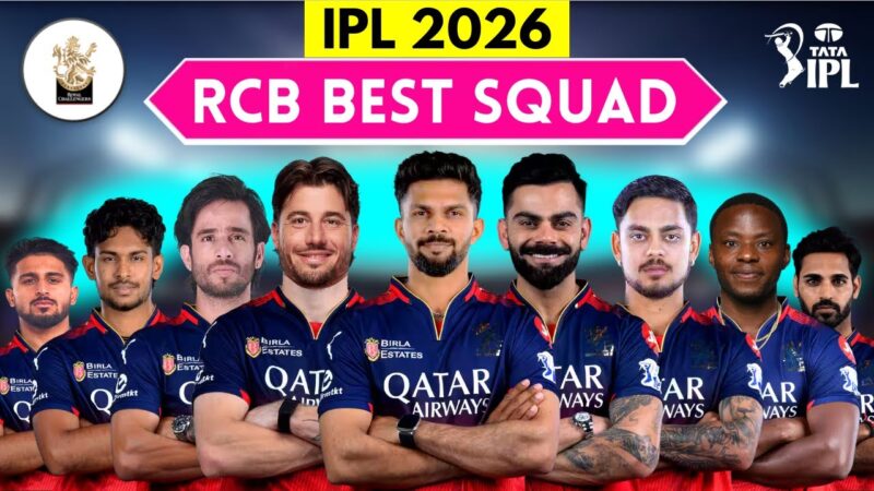 RCB Squad IPL 2026 Auction : रॉयल चॅलेंजर्स बेंगळुरूची संपूर्ण खेळाडू यादी अपडेट