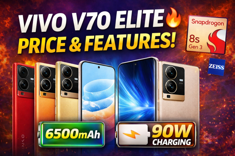 Vivo V70 Elite आणि Vivo V70 भारतात लॉन्च झाले आहेत